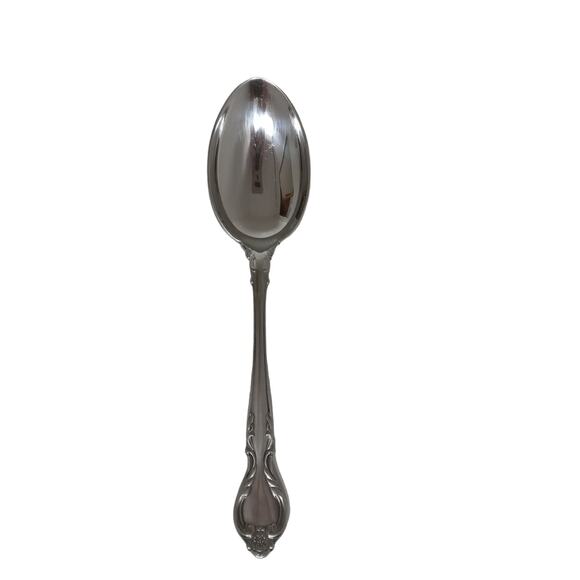 Lyons Queen Fancy Serving Spoon and Gravy Ladle Stainless Steele Vintage 1970s - Picture 7 of 16